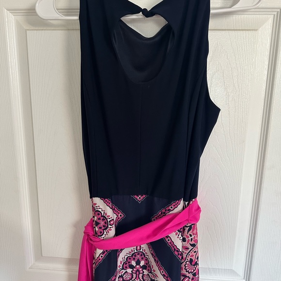 Navy and pink maxi dress - Picture 2 of 2